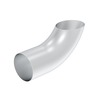 PIPE - 5 X 26 INCH STAINLESS STEEL, CURVED
