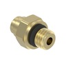 CONNECTOR - STRAIGHT, 1/4 PTC X M12 O RING