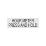 LABEL - HOUR METER SWITCH