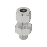 CONNECTOR - ST, 3/8 TUBE, 7/16 O-RING, STAINLESS STEEL