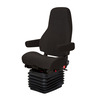 SEAT ASSEMBLY - COMPLETE, COMMODORE CLOTH BLACK WITH ARMS