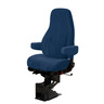 SEAT ASSEMBLY - COMPLETE, CAPTAIN HI CLOTH BLUE WITH ARMS