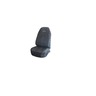 SEAT COVER - COVERALLS, HIGH BACK, BLACK/BLACK