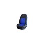 SEAT COVER - COVERALLS, HIGH BACK, BLACK/BLUE