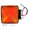 SIGNAL - STAT, DUAL FACE, VERTICAL MOUNT, INCAN., RED/YELLOW SQUARE, 1 BULB, 2 WIRE, PEDESTAL LIGHT