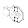 STOP ARM ASSEMBLY, ELECTRIC, TWO LIGHT, STROBE