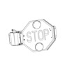 AIR STOP ARM - COMPLETE ASSEMBLY, SCHOOL BUS, REAR