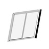 EF DRIVERS WINDOW - MILL FINISH, TEMPERED CLEAR, WITH 210