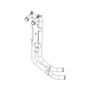 HEATER PIPE ASSEMBLY, HDX DD8 RIGHT HAND, WITHOUT COOLANT HEATER