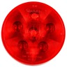 SUPER44, LED, RED, ROUND, 6 DIODE, S/T/T, DIAMOND SHELL, FIT N FORGET S.S., 12V