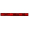 NARROW RAIL, RECTANGLE, RED, REFLECTOR, 2 SCREW OR ADHESIVE